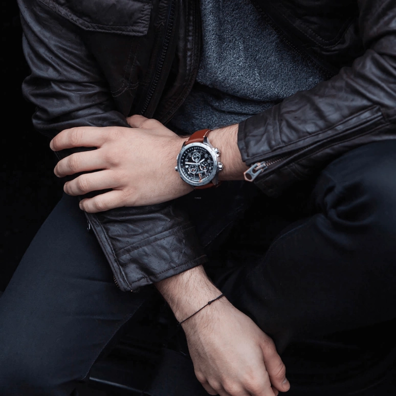 Hamilton,Khaki Aviation 46mm,46mm,Stainless Steel,Black,Quartz,Chronograph,Date,Rattrapante,H77912535