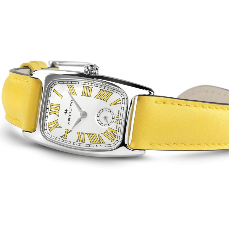 Hamilton,American Classic 23.50x27.40mm,23.50x27.40mm,Stainless Steel,White,Quartz,Sapphire,Glass,Rectangular,H13321812