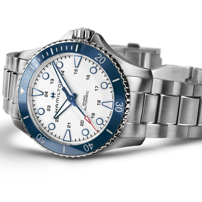 Hamilton,Khaki Navy 43mm,43mm,Stainless Steel,Silver,Automatic,80hours,In-house Caliber,H82505150
