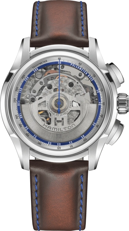 Hamilton,Jazzmaster 44mm,44mm,Stainless Steel,Silver,Automatic,Chronograph,Date,Day,H32876550