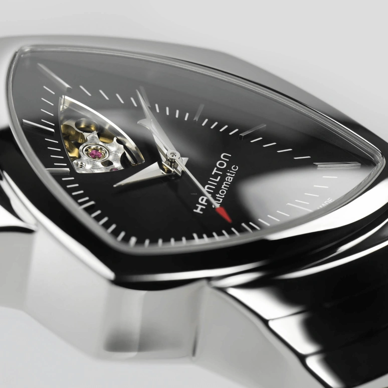 Hamilton,Ventura 34.70mm,34.70mm,Stainless Steel,Black,Automatic,80hours,In-house Caliber,H24515732