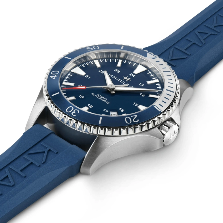Hamilton,Khaki Navy 40mm,40mm,Stainless Steel,Luminous,Silver,Blue,Automatic,80hours,In-house Caliber,H82345341