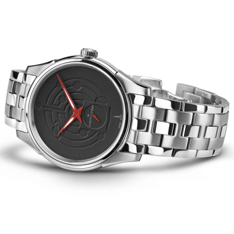 Hamilton,Jazzmaster 40mm,40mm,Stainless Steel,Black,Quartz,Sapphire,Crystal Glass,Round,H38421130