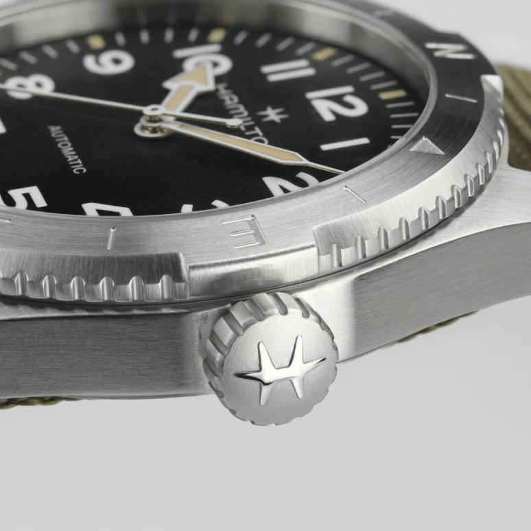 Hamilton,Khaki Field 41mm,41mm,Stainless Steel,Black,Automatic,80hours,In-house Caliber,H70315931