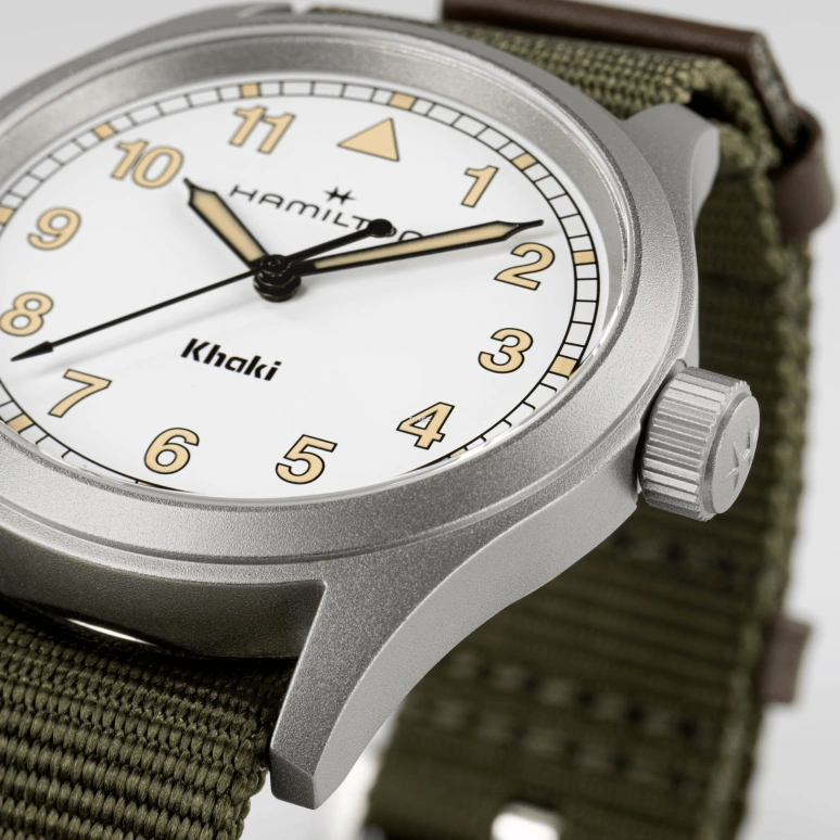 Hamilton,Khaki Field 38mm,38mm,Stainless Steel,White,Quartz,Sapphire,Crystal Glass,Round,H69401910
