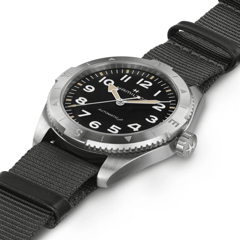 Hamilton,Khaki Field 41mm,41mm,Stainless Steel,Black,Automatic,80hours,In-house Caliber,H70315930