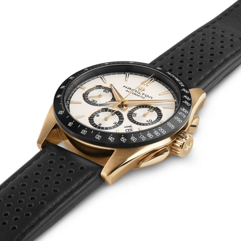 Hamilton,Jazzmaster 42mm,42mm,Stainless Steel,White,Automatic,Chronograph,Day,H36626710