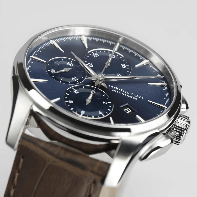 Hamilton,Jazzmaster 42mm,42mm,Stainless Steel,Blue,Automatic,60hours,In-house Caliber,H32586541