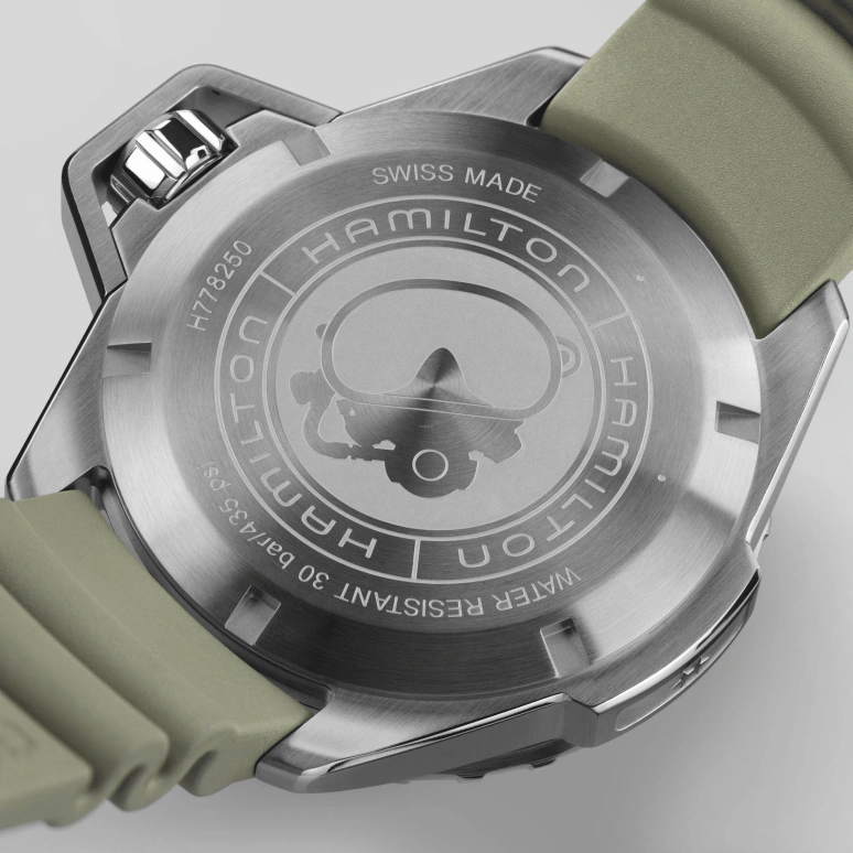 Hamilton,Khaki Navy 46mm,46mm,Stainless Steel,Black,Automatic,80hours,In-house Caliber,H77825331