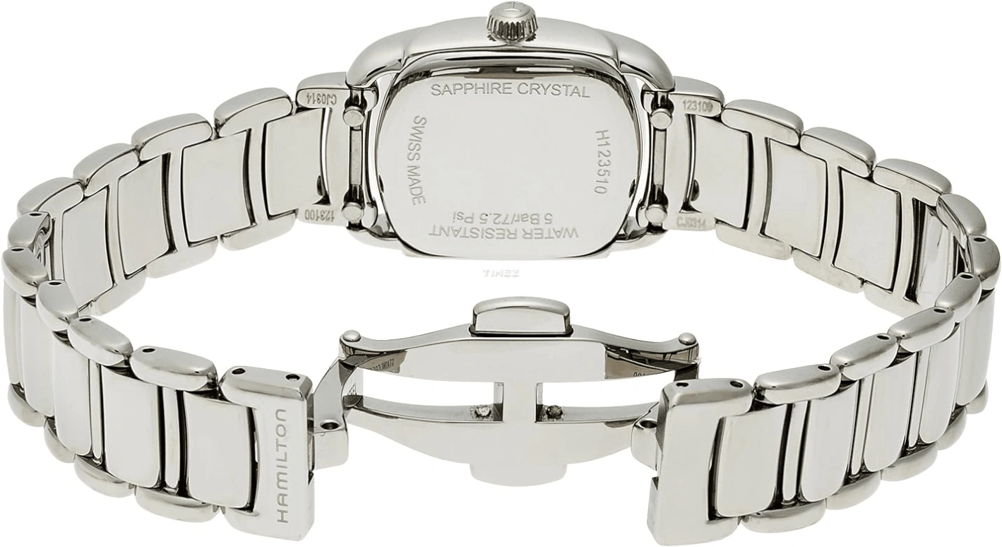 Hamilton,American Classic 23x28.50mm,23x28.50mm,Stainless Steel,Silver,Quartz,26280hours,Sapphire,Crystal Glass,H12351155