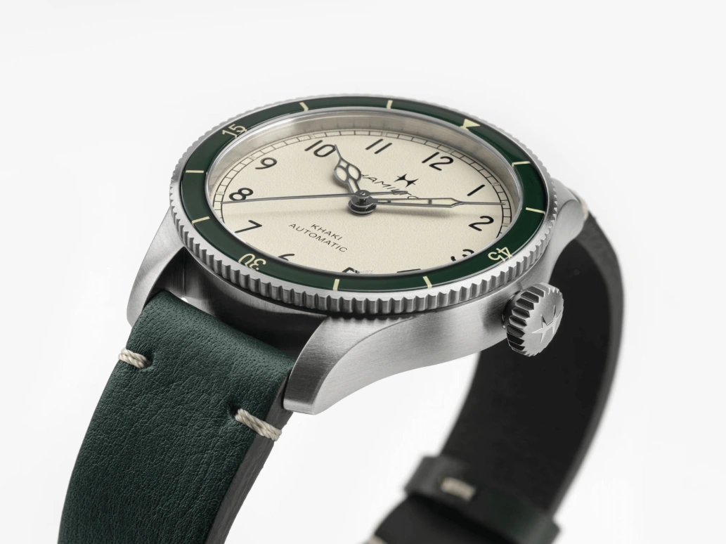Hamilton,Khaki Aviation 38mm,38mm,Stainless Steel,White,Automatic,80hours,In-house Caliber,H76255810