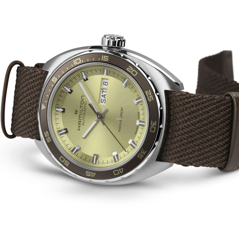 Hamilton,American Classic 42mm,42mm,Stainless Steel,Green,Automatic,Date,Day,H35445860