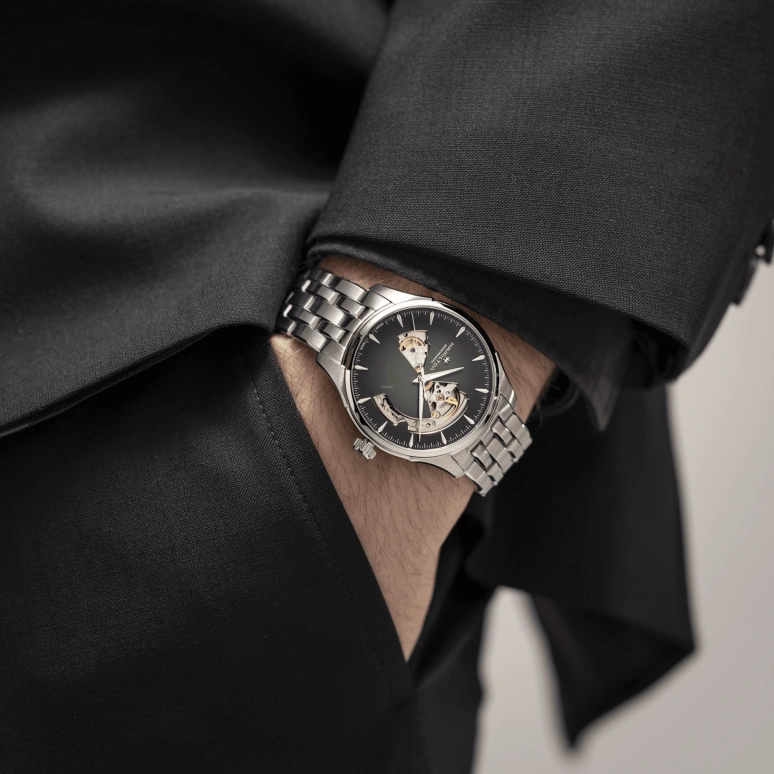 Hamilton,Jazzmaster 40mm,40mm,Stainless Steel,Luminous,Green,Automatic,80hours,In-house Caliber,H32675160
