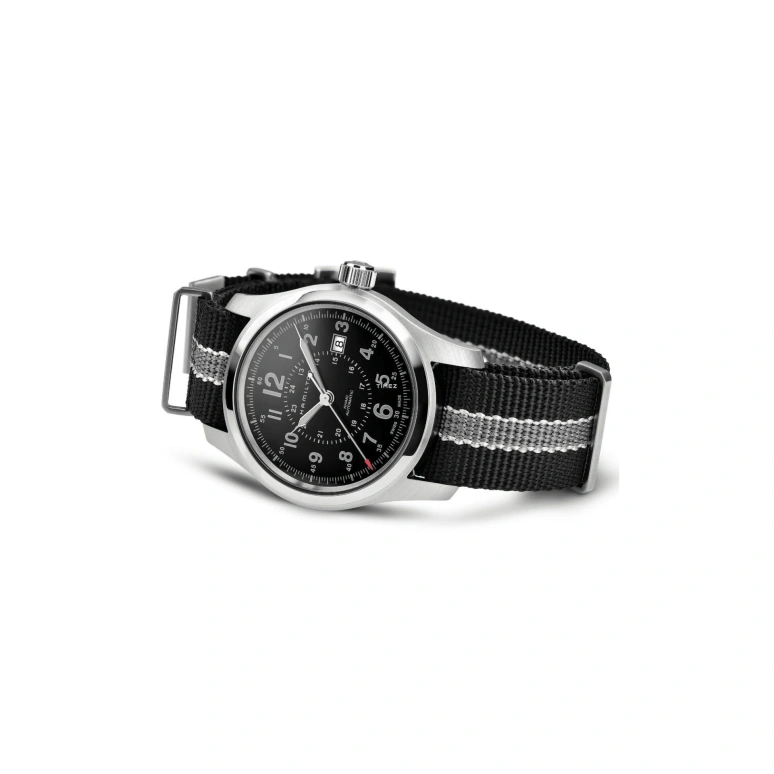 Hamilton,Khaki Field 42mm,42mm,Stainless Steel,Black,Automatic,Day,80hours,H70605730