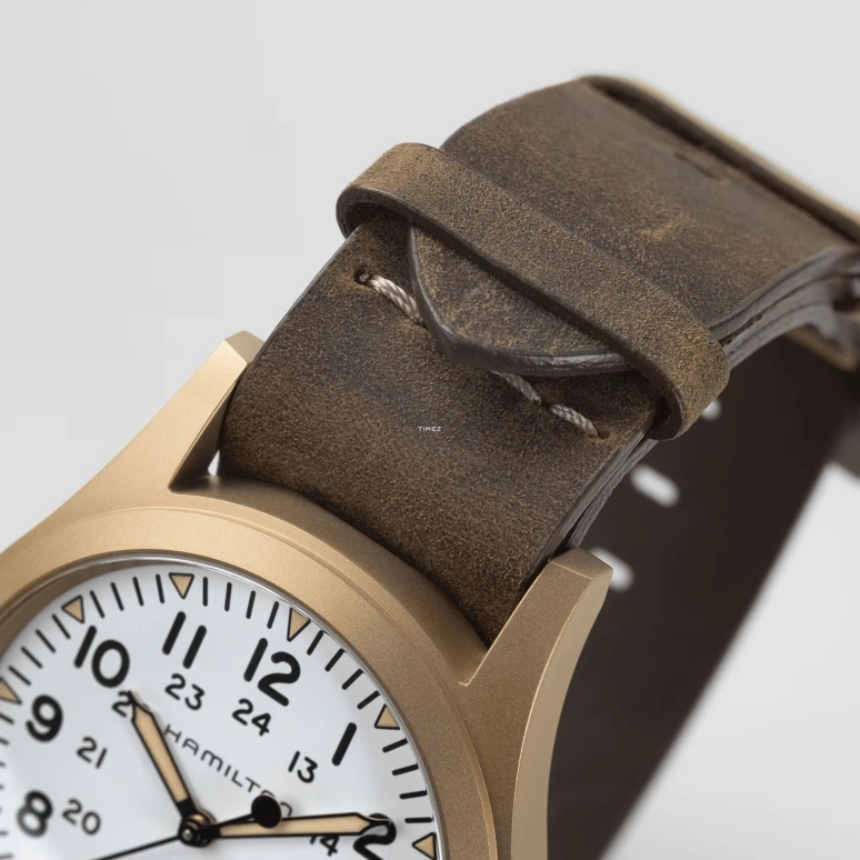 Hamilton,Khaki Field 38mm,38mm,Bronze,Titanium,White,Handwound,80hours,In-house Caliber,H69459510