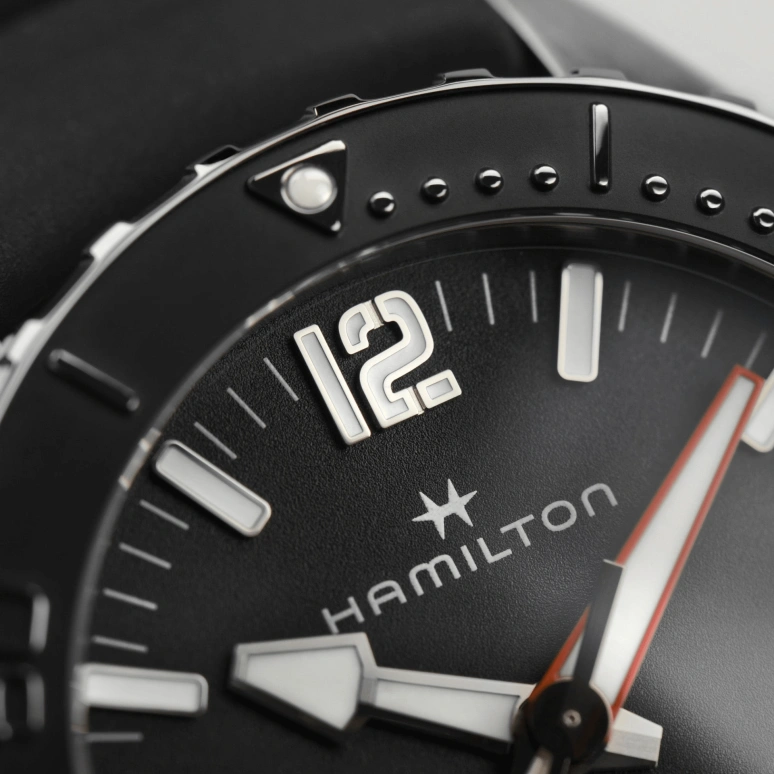 Hamilton,Khaki Navy 46mm,46mm,Stainless Steel,Black,Automatic,80hours,In-house Caliber,H77825330