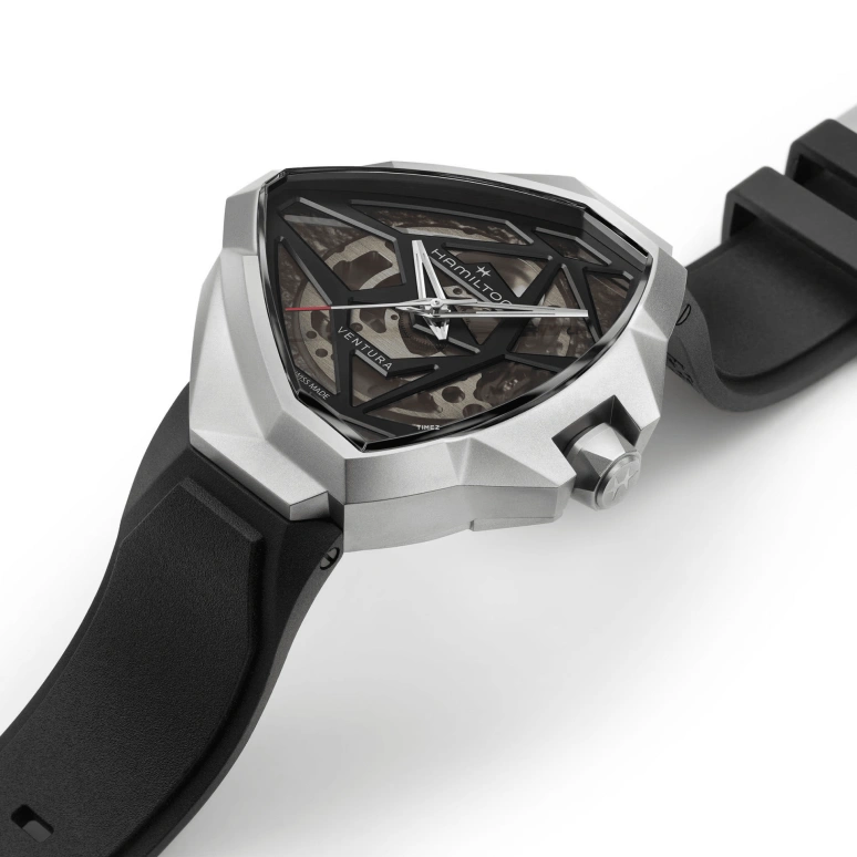 Hamilton,Ventura 51x47mm,51x47mm,Stainless Steel,Black,Automatic,80hours,In-house Caliber,H24635330