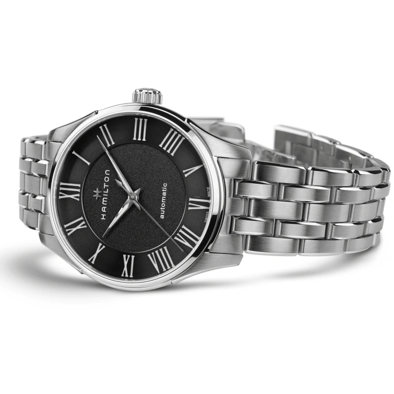Hamilton,Jazzmaster 40mm,40mm,Stainless Steel,Black,Automatic,80hours,In-house Caliber,H42535130