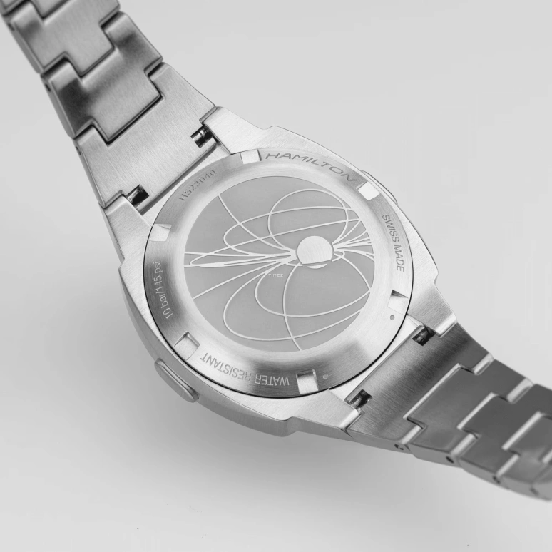 Hamilton,American Classic 25.50x31mm,25.50x31mm,Stainless Steel,Black,Quartz,Day,Sapphire,H52304130