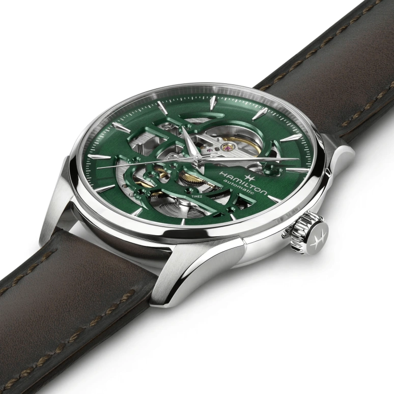 Hamilton,Jazzmaster 40mm,40mm,Stainless Steel,Green,Automatic,80hours,In-house Caliber,H42535560