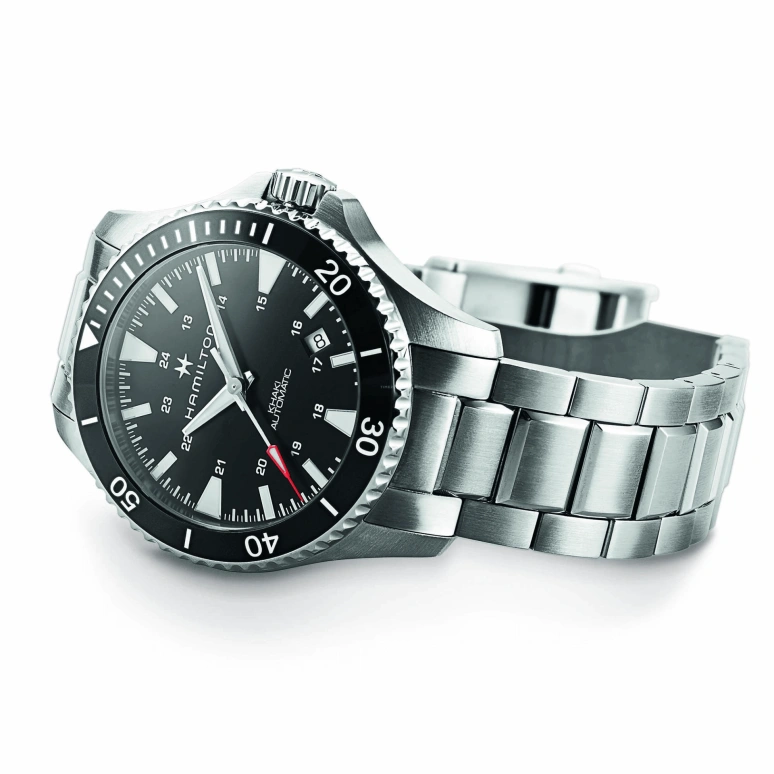 Hamilton,Khaki Navy 40mm,40mm,Stainless Steel,Black,Automatic,80hours,In-house Caliber,H82335131