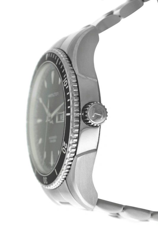 Hamilton,Jazzmaster 42mm,42mm,Stainless Steel,Black,Automatic,Date,Day,H895550