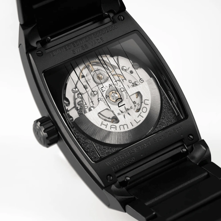 Hamilton,American Classic 36x48mm,36x48mm,Titanium,Black,Automatic,80hours,In-house Caliber,H13605130