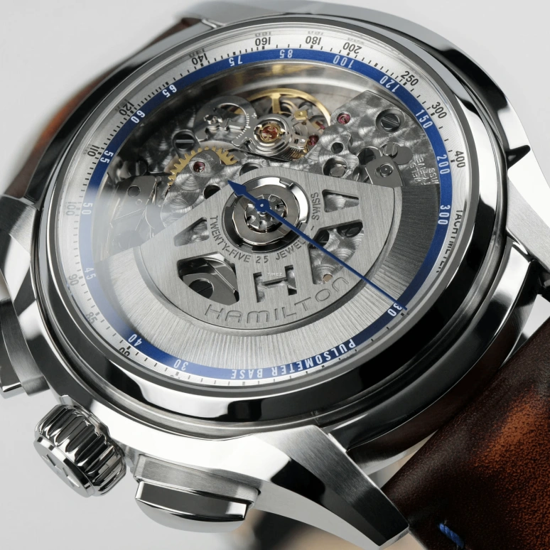 Hamilton,Jazzmaster 44mm,44mm,Stainless Steel,Silver,Automatic,Chronograph,Date,Day,H32876550