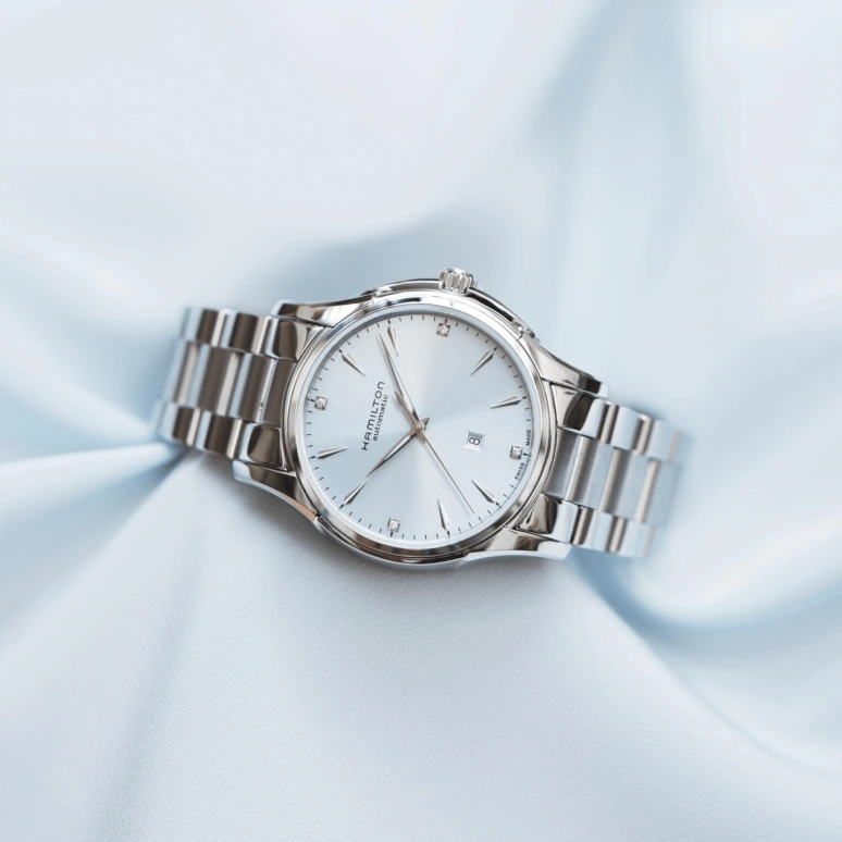 Hamilton,Jazzmaster 34mm,34mm,Stainless Steel,Sky Blue,Automatic,Day,38hours,H32315142
