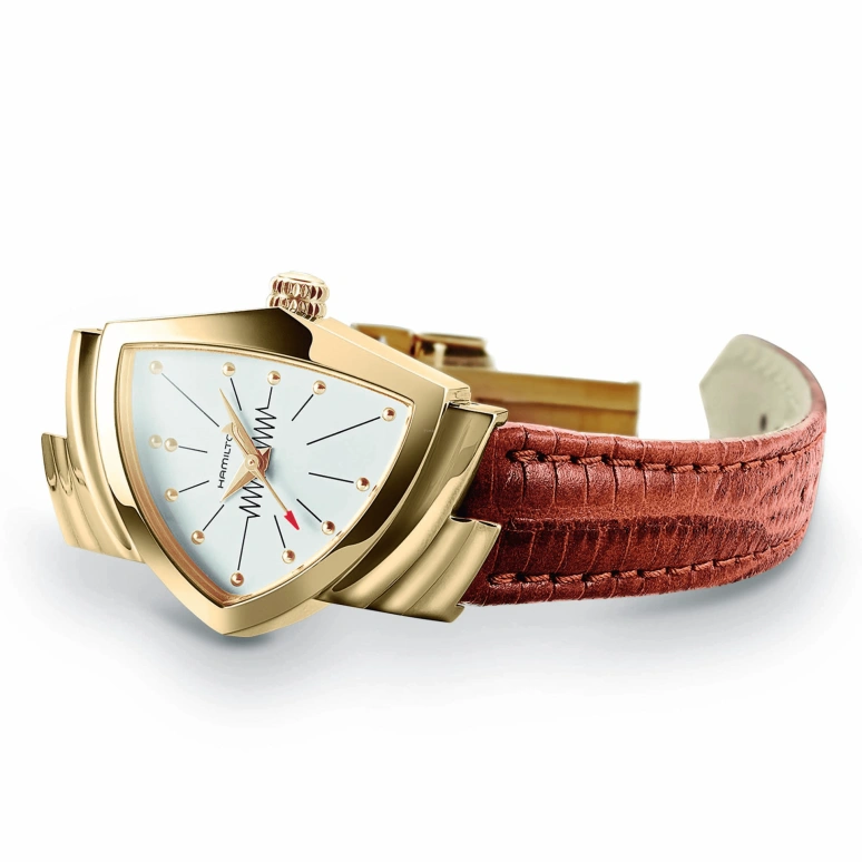 Hamilton,Ventura ,Stainless Steel,Yellow Gold,White,Quartz,26280hours,Glass,H24101511
