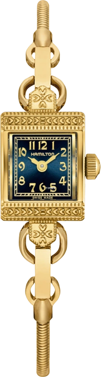 Hamilton,American Classic 15x19mm,15x19mm,Stainless Steel,Blue,Quartz,Sapphire,Crystal Glass,Rectangular,H31231140