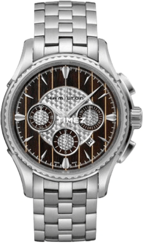 Hamilton,Khaki Action 44mm,44mm,Stainless Steel,Black,Automatic,Chronograph,Day,H34616191