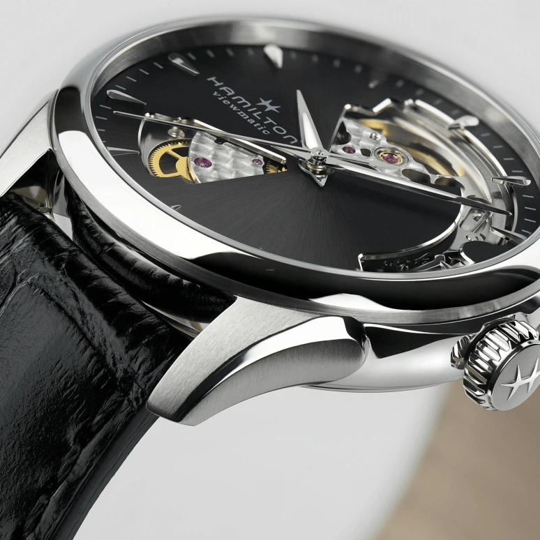 Hamilton,Jazzmaster 36mm,36mm,Stainless Steel,Black,Automatic,80hours,In-house Caliber,H32215730