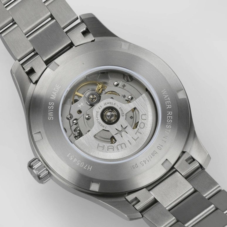Hamilton,Khaki Field 42mm,42mm,Titanium,Blue,Automatic,Sapphire,Crystal Glass,Round,H70545140
