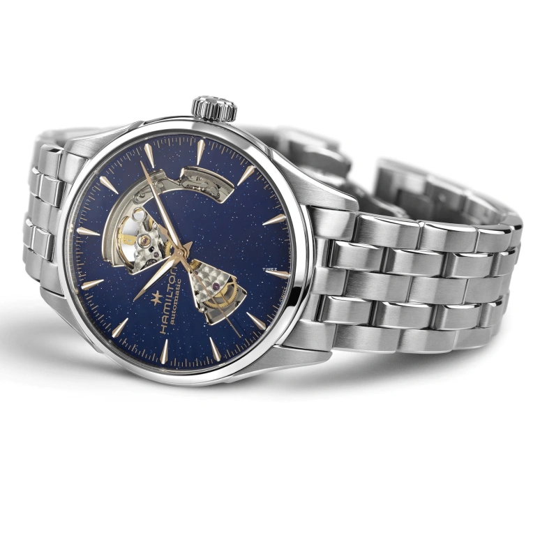 Hamilton,Jazzmaster 42mm,42mm,Stainless Steel,Blue,Automatic,80hours,In-house Caliber,H32705140