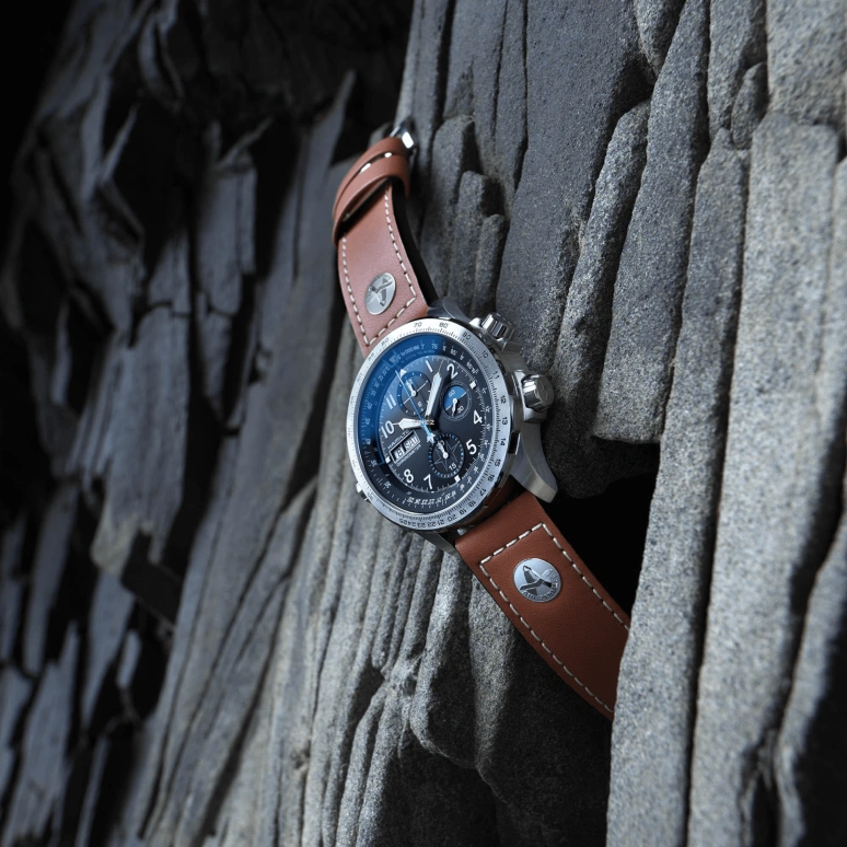 Hamilton,Khaki Aviation 45mm,45mm,Stainless Steel,Black,Automatic,Chronograph,Date,Day,H77776531