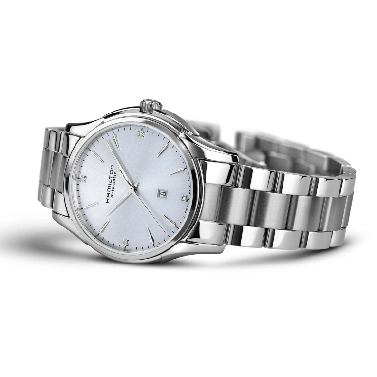Hamilton,Jazzmaster 34mm,34mm,Stainless Steel,Sky Blue,Automatic,Day,38hours,H32315142