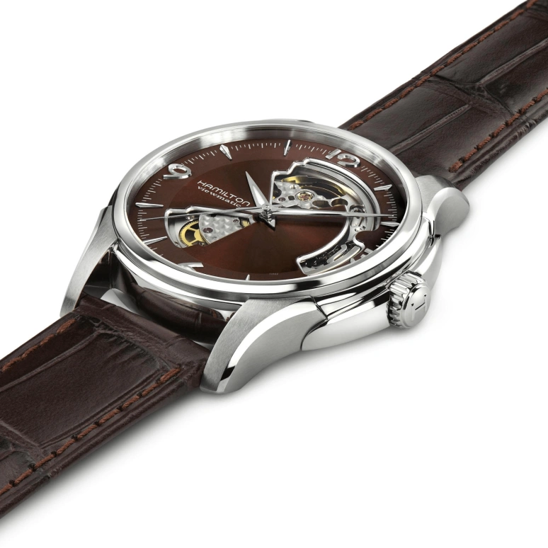 Hamilton,Jazzmaster 40mm,40mm,Stainless Steel,Brown,Automatic,Chronograph,Date,H32565595