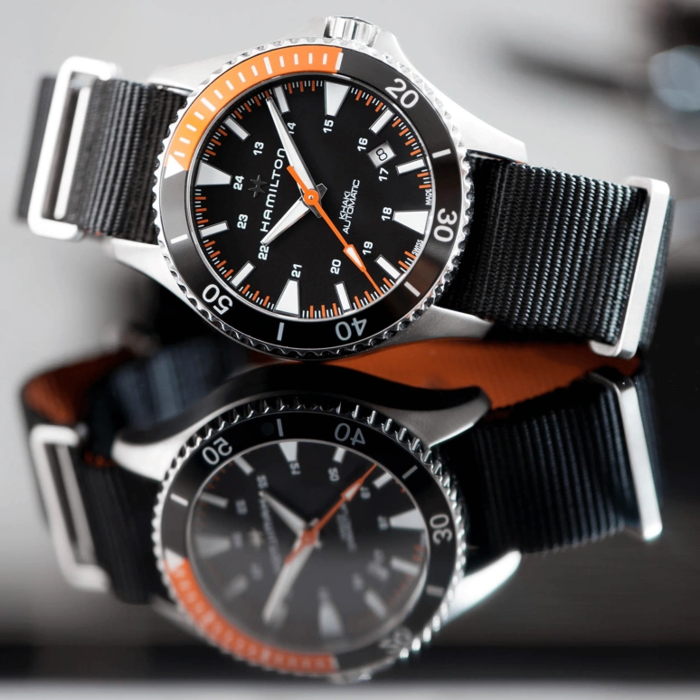 Hamilton,Khaki Navy 40mm,40mm,Stainless Steel,Black,Automatic,80hours,In-house Caliber,H82305931