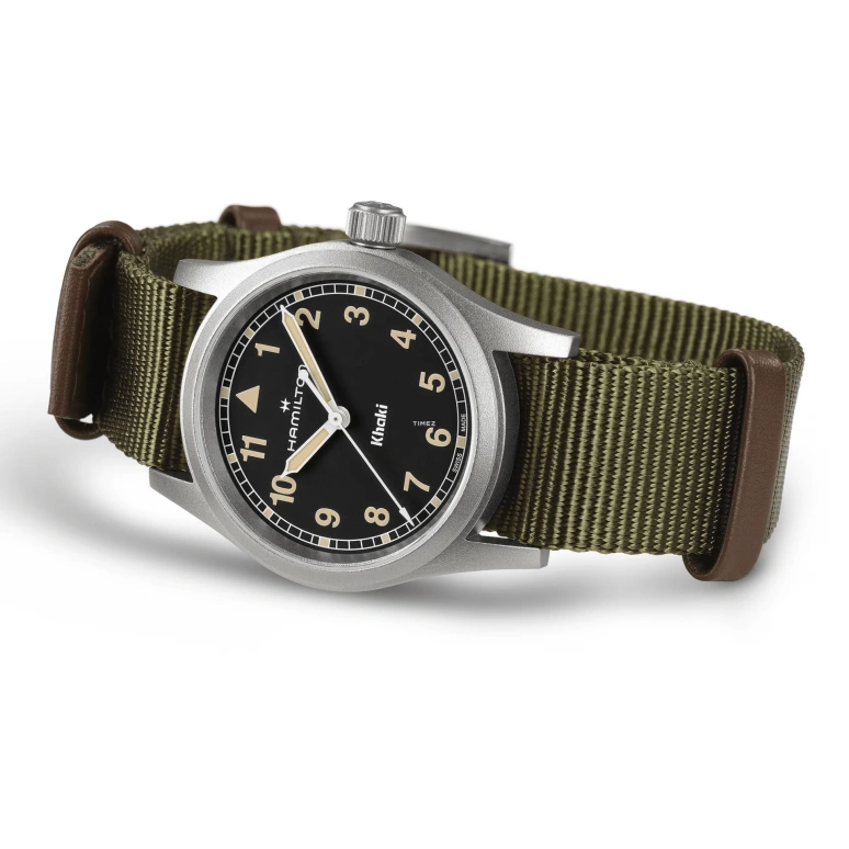 Hamilton,Khaki Field 33mm,33mm,Stainless Steel,Black,Quartz,Sapphire,Crystal Glass,Round,H69301930