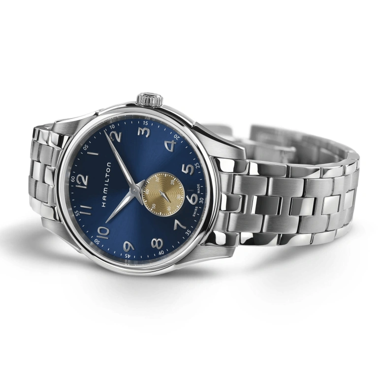 Hamilton,Jazzmaster 40mm,40mm,Stainless Steel,Blue,Quartz,26280hours,Sapphire,Crystal Glass,H38411140
