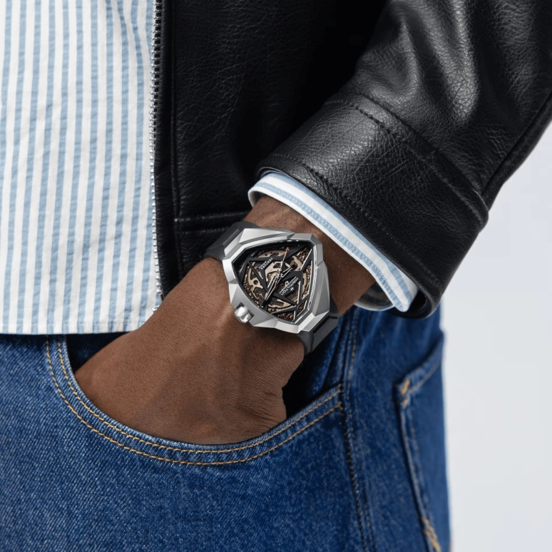 Hamilton,Ventura 51x47mm,51x47mm,Stainless Steel,Black,Automatic,80hours,In-house Caliber,H24635330