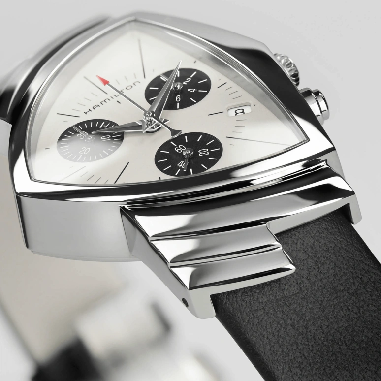 Hamilton,Ventura 32.30x50.30mm,32.30x50.30mm,Stainless Steel,Silver,Quartz,Chronograph,Day,H24432751
