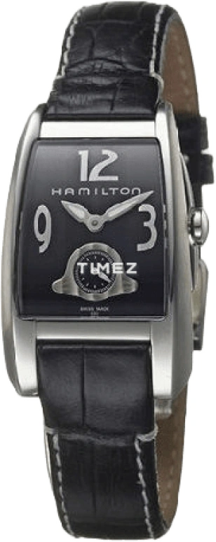 Hamilton,American Classic ,Stainless Steel,Black,Sapphire,Crystal Glass,Open,H33411733