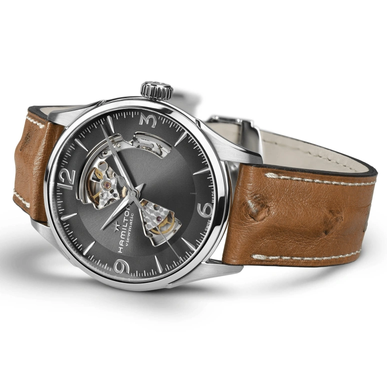 Hamilton,Jazzmaster 42mm,42mm,Stainless Steel,Grey,Automatic,80hours,In-house Caliber,H32705581