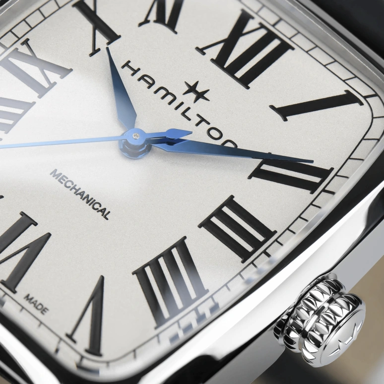 Hamilton,American Classic 34.50x38mm,34.50x38mm,Stainless Steel,White,Handwound,80hours,In-house Caliber,H13519711
