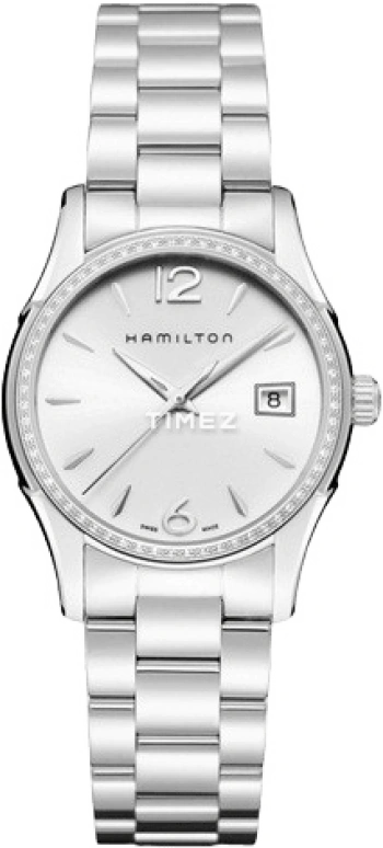 Hamilton,Jazzmaster 34mm,34mm,Stainless Steel,Silver White,Sapphire,Crystal Glass,Closed,H32381115