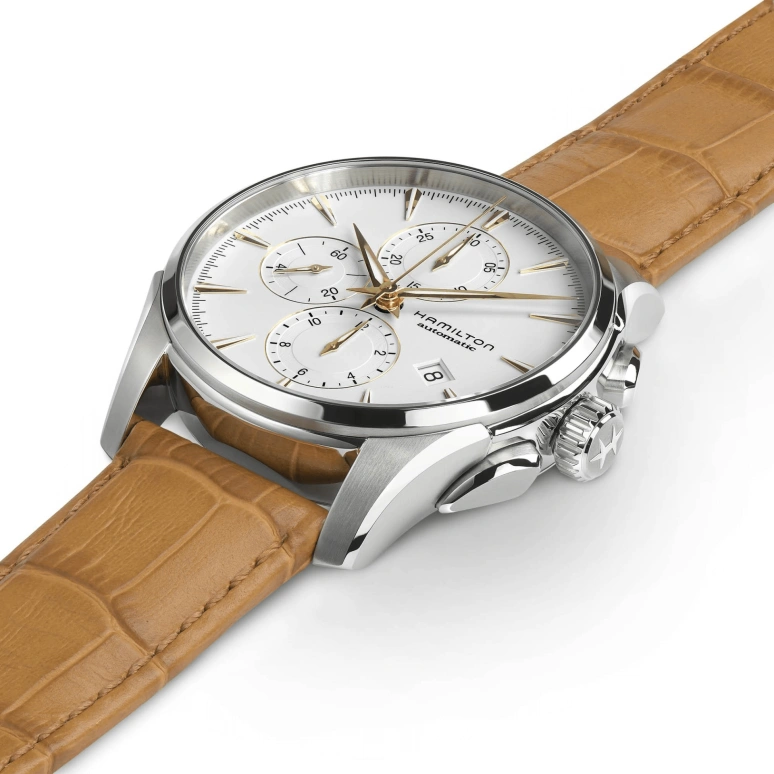 Hamilton,Jazzmaster 42mm,42mm,Stainless Steel,White,Automatic,80hours,In-house Caliber,H32586511