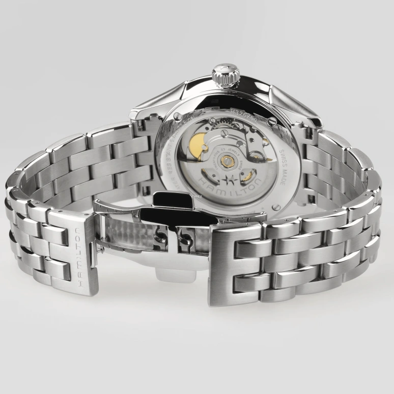 Hamilton,Jazzmaster 40mm,40mm,Stainless Steel,Silver,Automatic,Sapphire,Glass,Tonneau,H32675151