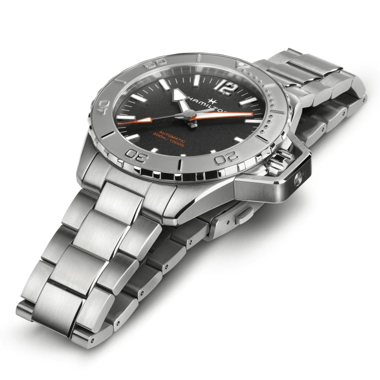 Hamilton,Khaki Navy 46mm,46mm,Stainless Steel,Black,Automatic,80hours,In-house Caliber,H77815130